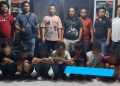 Tim Opsnal Polsek Jaluko Mengamankan 9 Pelaku Begal di Muaro Jambi. ( Dok.Istimewa)