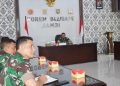 Kasi Perencanaan Korem 042/Gapu Kolonel Inf Maskun Nafik, S.H pimpin rapat Tim Pokja Zona Integritas (Dok. Penrem042/Gapu)