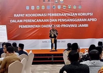 Plt. Direktur Koordinasi dan Supervisi (Korsup) Wilayah I, Edi Suryanto saat memberi kata sambutan (dok istimewa)